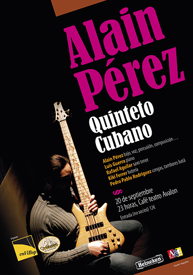 cartel Alain Pérez Quinteto envibop P