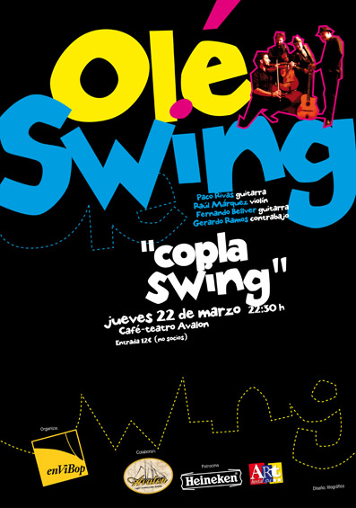 cartel Olé Swing jueves 22 de marzo 2012 P