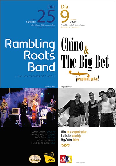 enViBop 101 - 102 - Rambling Roots Band 25-09-2015 - Chino &#38; The Big Bet 9-10-2015 P